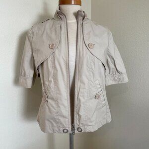 A/X Armani Exchange L Short Sleeve Jacket Beige